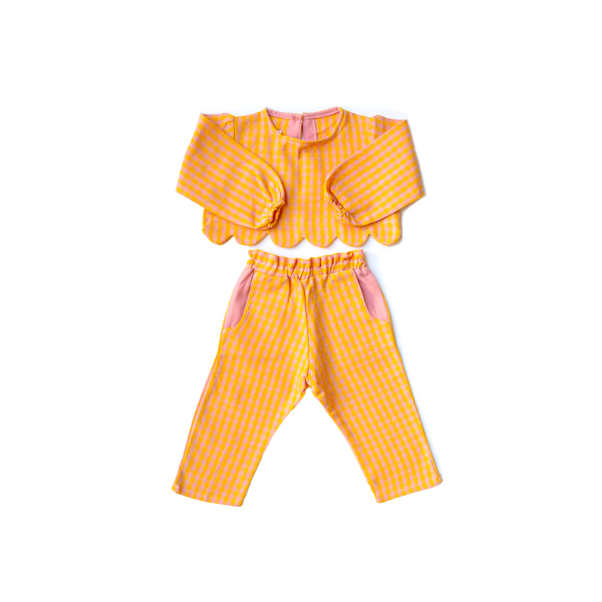 Mini Magnolia Pant Set in Golden Edit