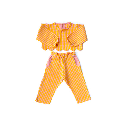 Mini Magnolia Pant Set in Golden Edit