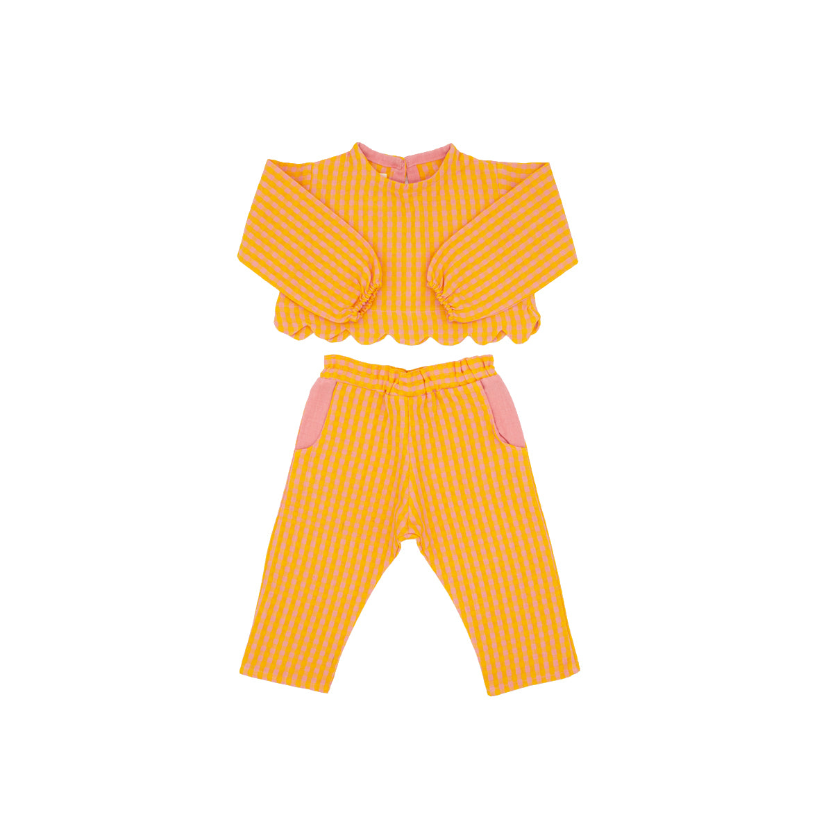Mini Magnolia Pant Set in Golden Edit