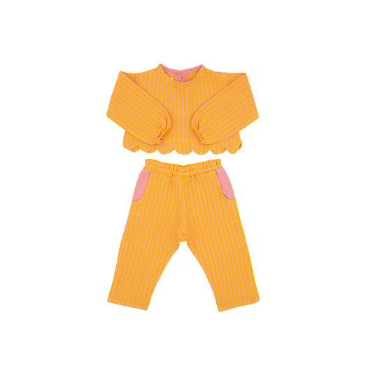 Mini Magnolia Pant Set in Golden Edit