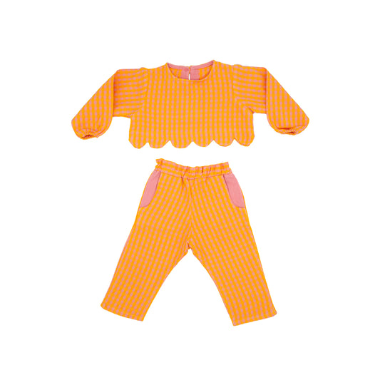 Mini Magnolia Pant Set in Golden Edit