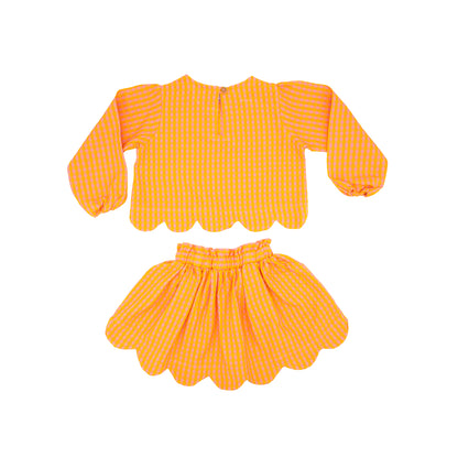Magnolia Skirt Set in Golden Edit