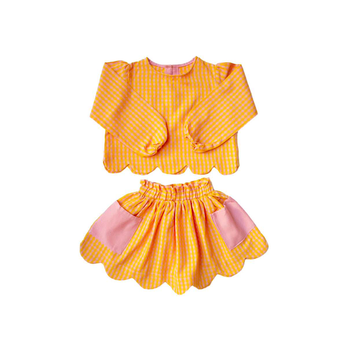 Magnolia Skirt Set in Golden Edit