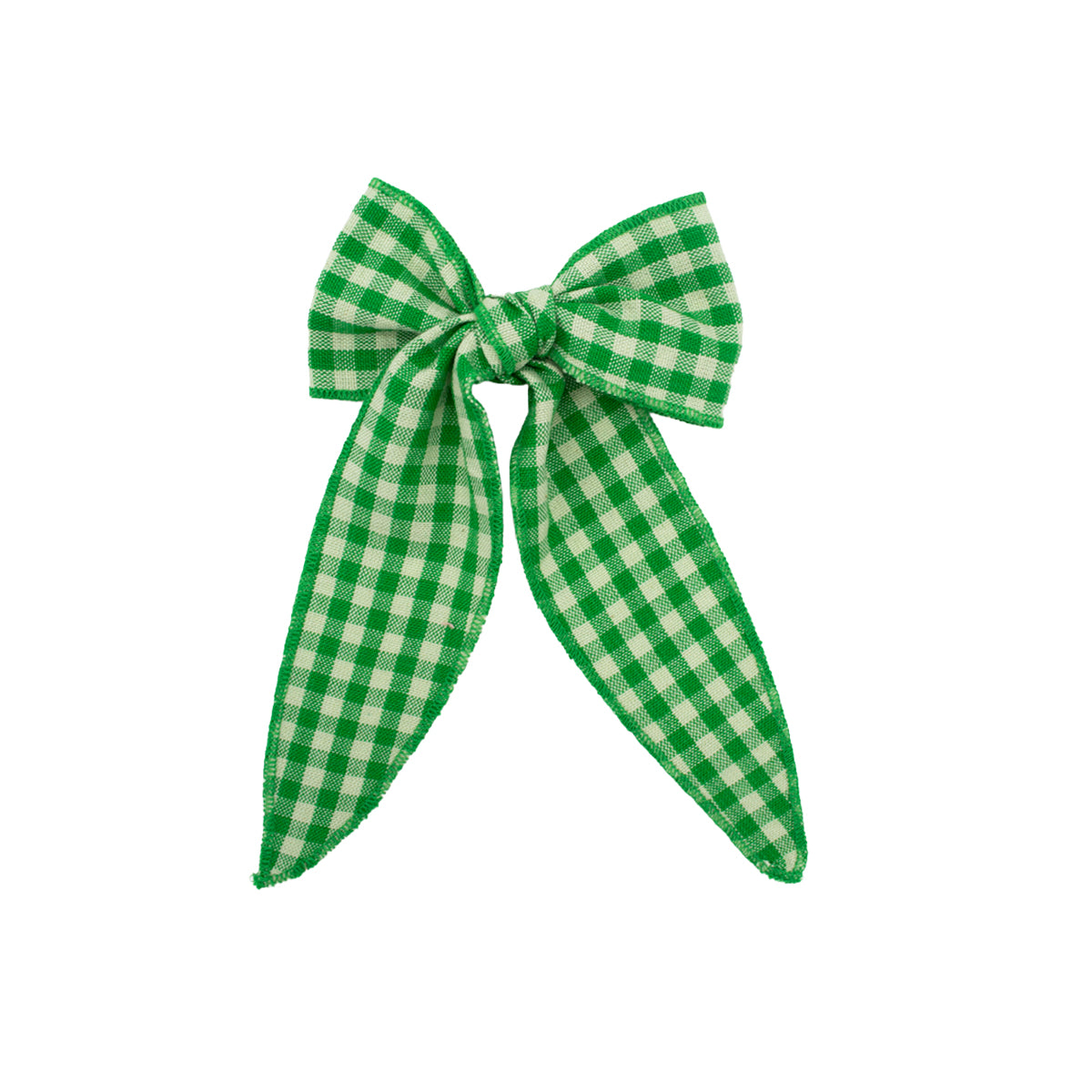 Folklore Large Bow in Limoncello Gingham