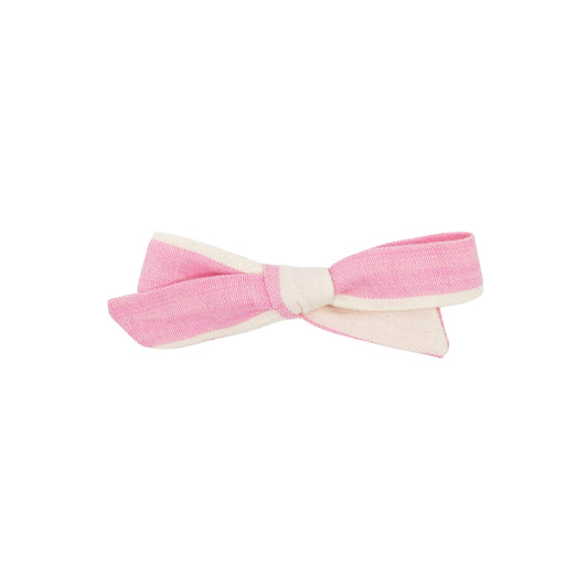 Folklore Medium Bow Pink Sugar Stripe