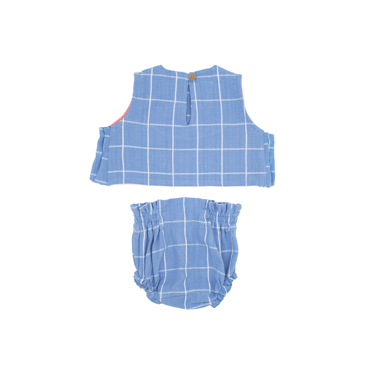 Mini Winnie Set in Seaside Windowpane