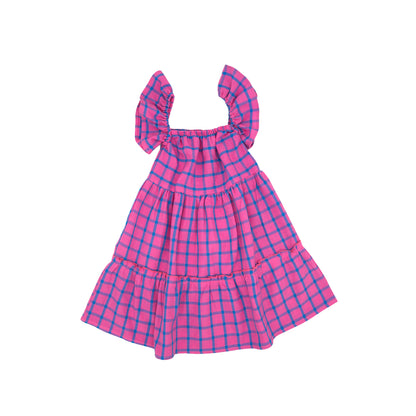Hattie Dress in Bubblegum