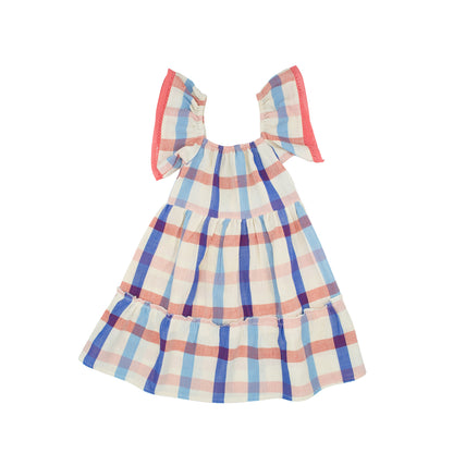 Hattie Dress in Americana Plaid