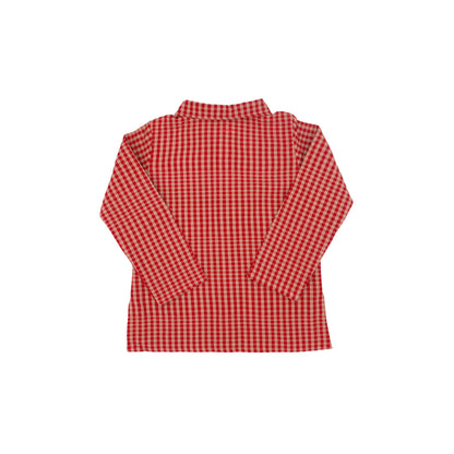 Louis Boy Shirt in Cranberry Check
