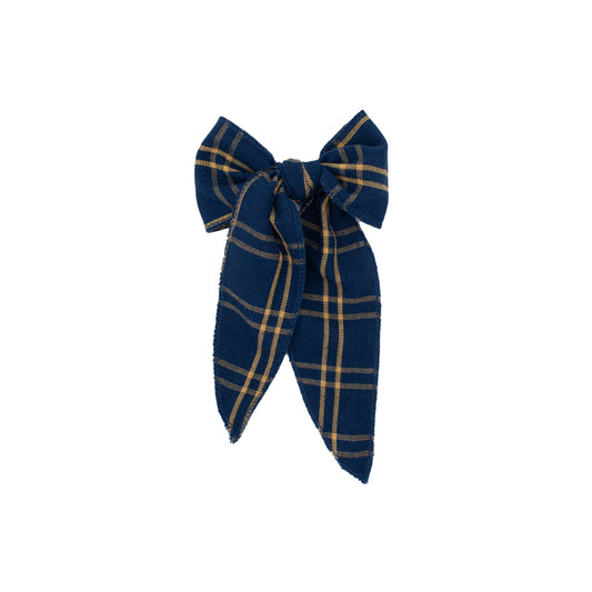 Folklore Large Bow in Twilight Blue