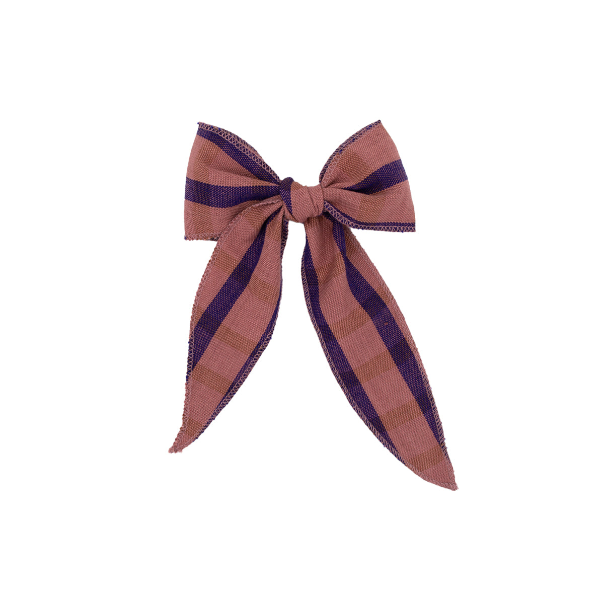 Folklore Large Bow in Pink Clay