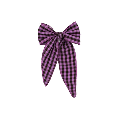 Folklore Large Bow in Violete Espresso