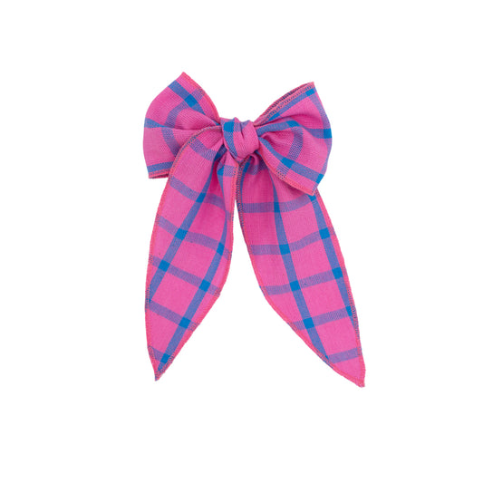 Folklore Large Bow in Bubblegum