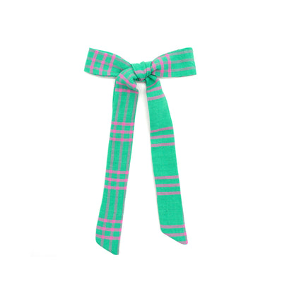 Folklore Medium Bow Lily Pad Check