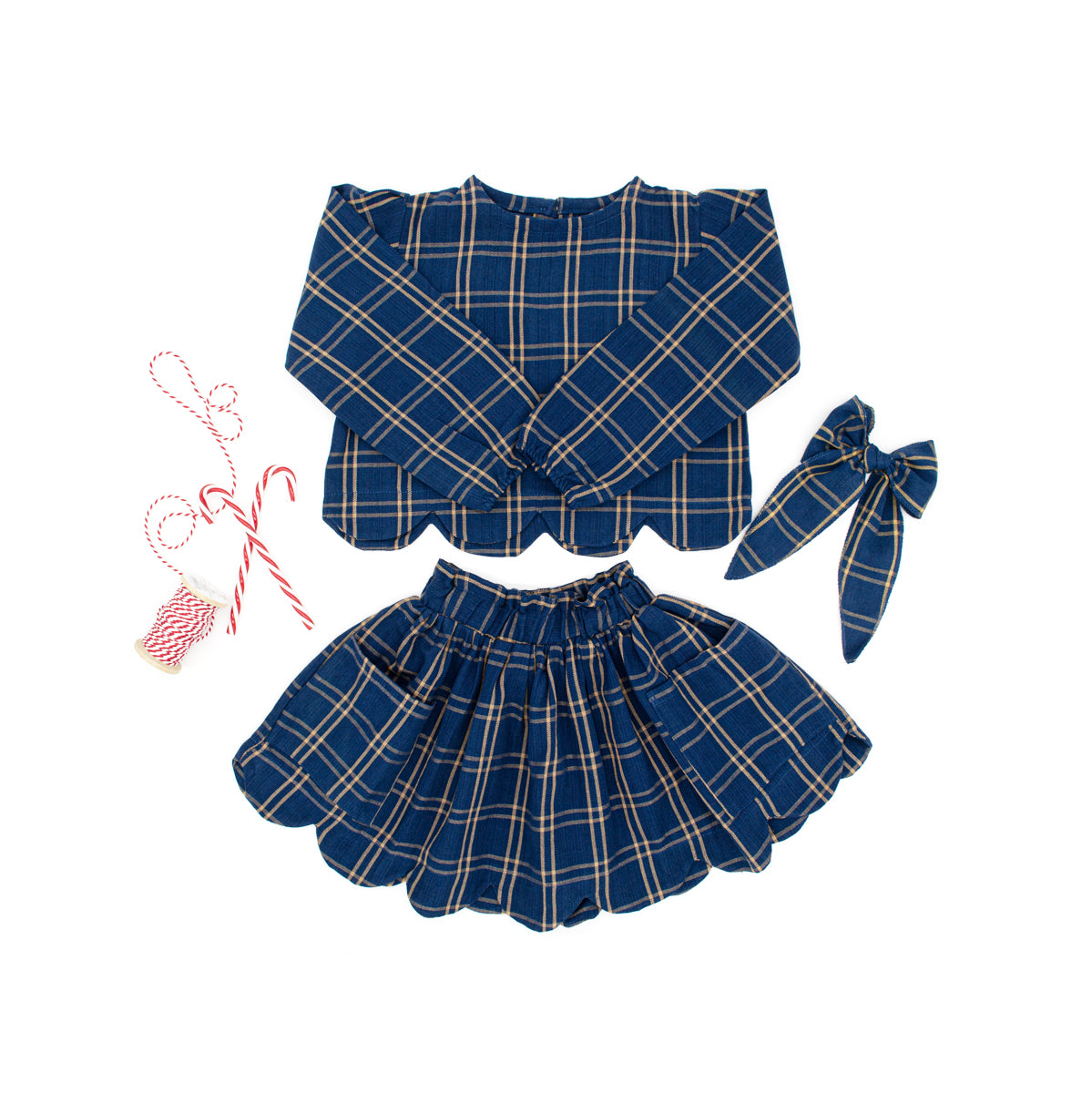 Magnolia Skirt Set in Twilight Blue