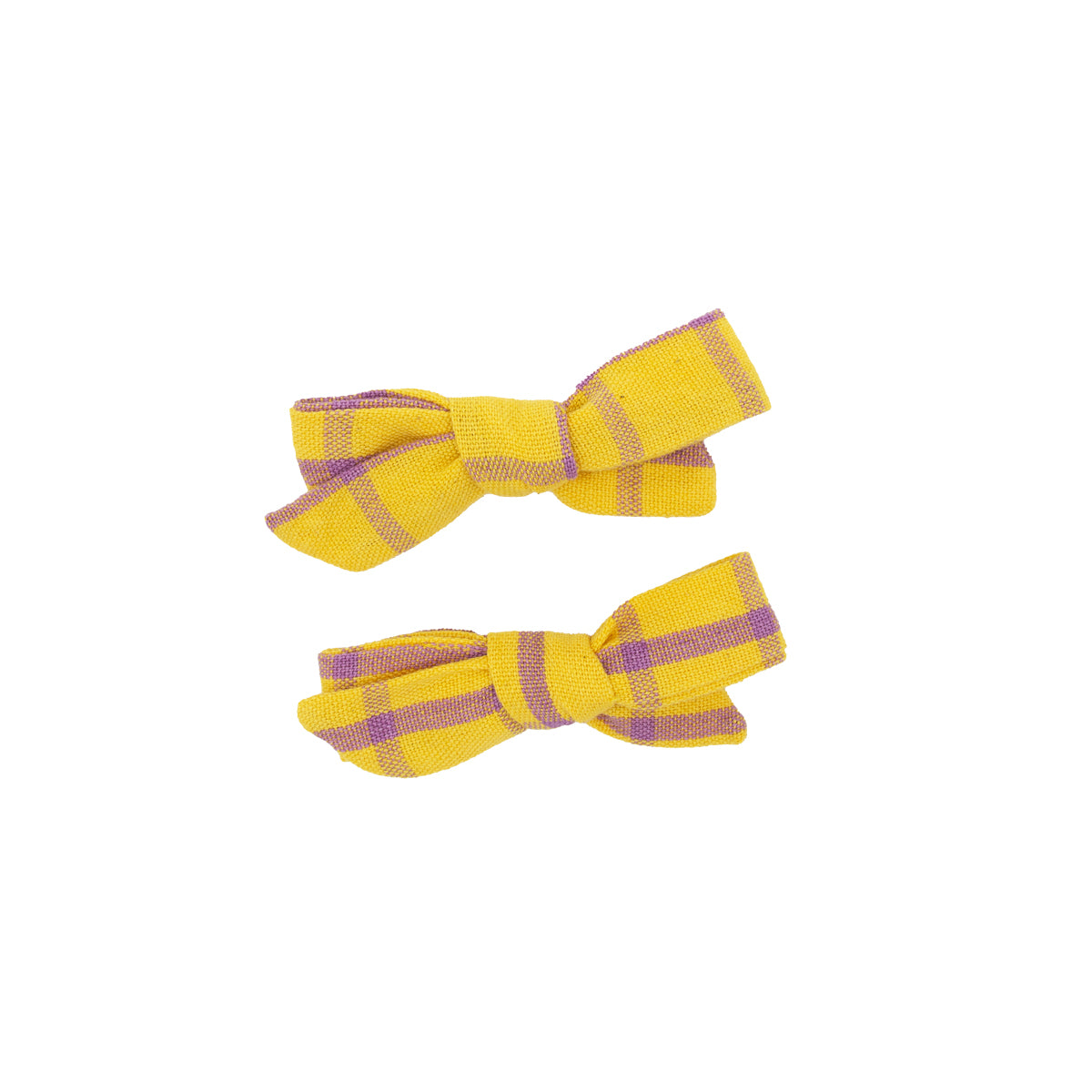 Folklore Small Bow Set in Lemon Taffy