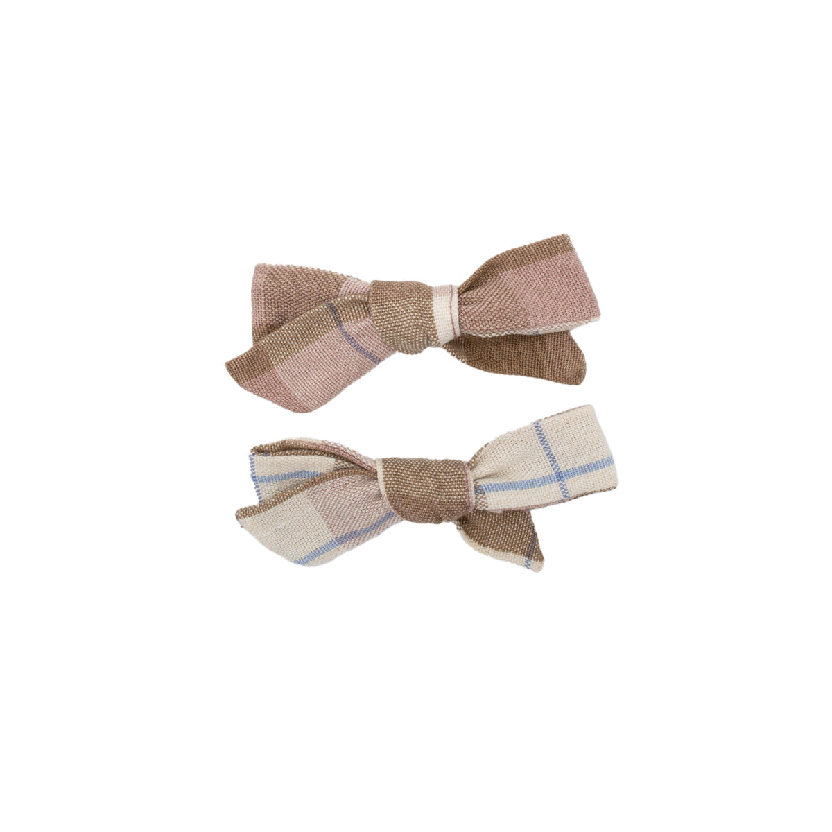 Folklore Small Bow Set in Blush Latte