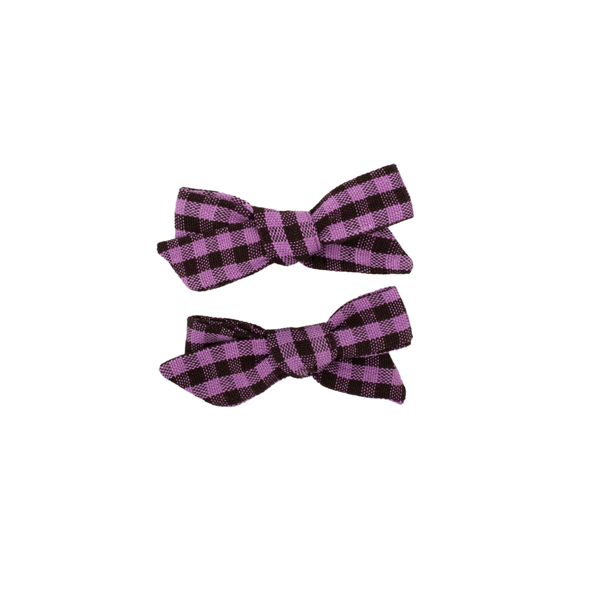 Folklore Small Bow Set in Violet Espresso