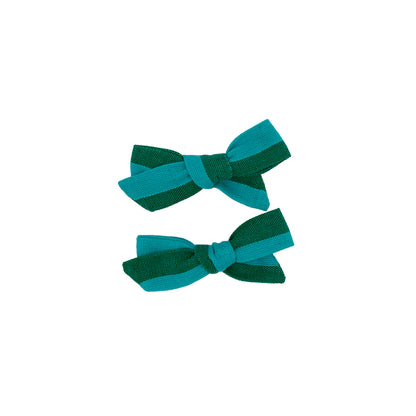 Folklore Small Bow Set in Honeydew Pop