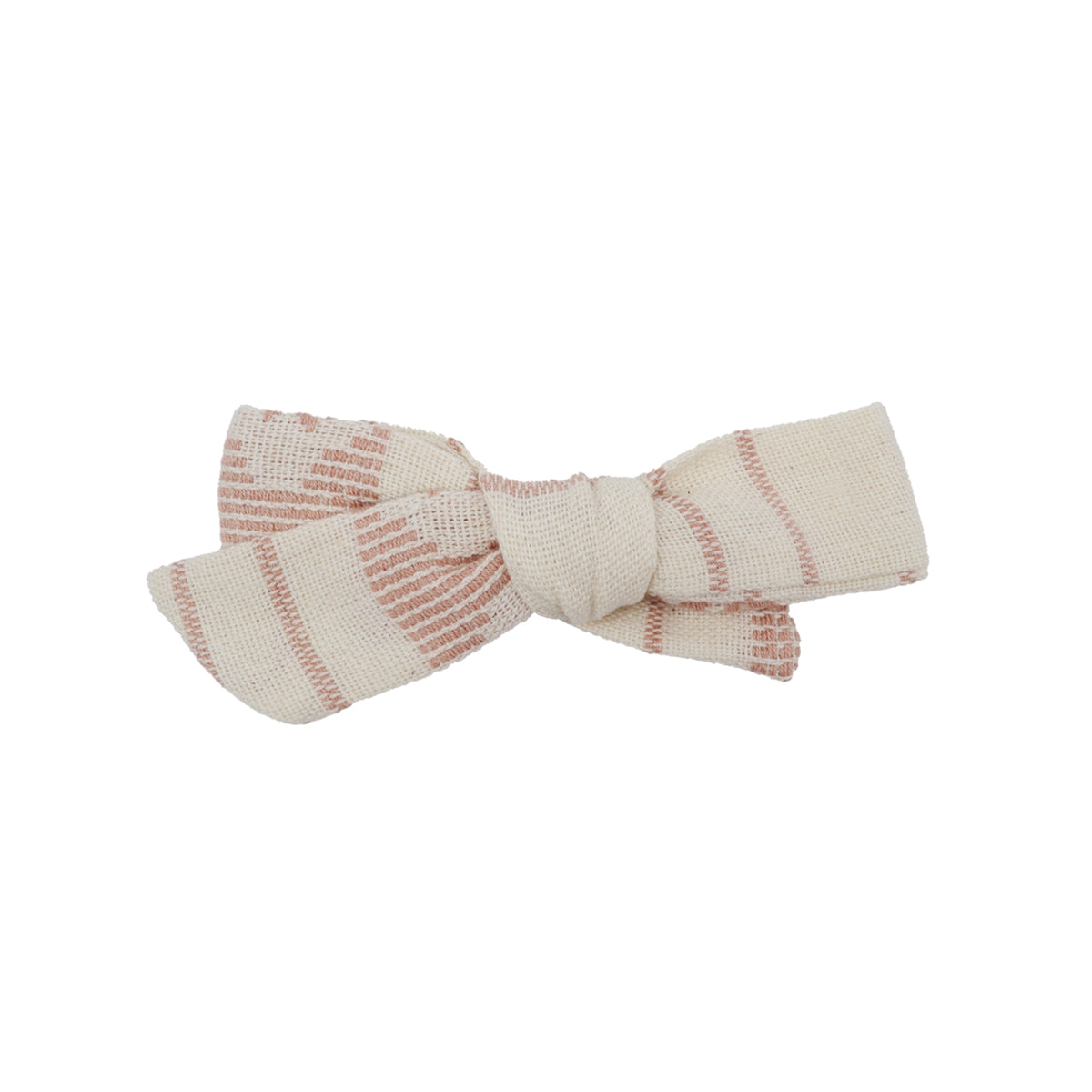 Folklore Medium Bow in Dust Pink Embroidery