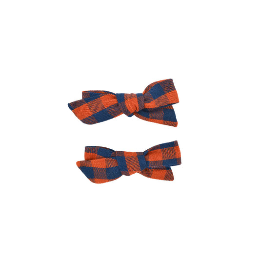 Folklore Small Bow Set in Navy Peony