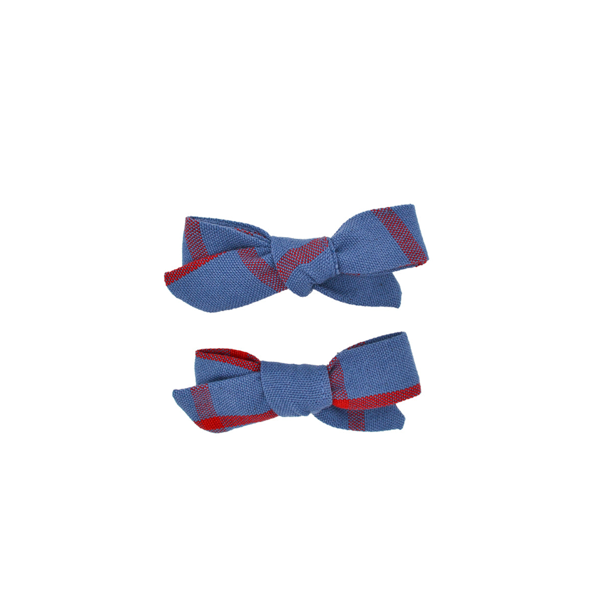 Folklore Small Bow Set in Steel Blue