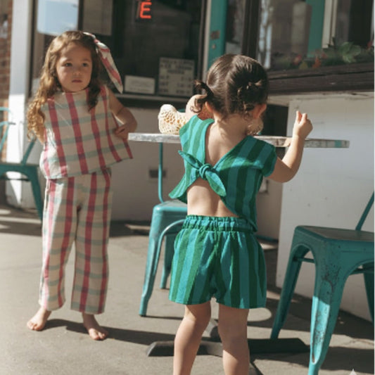 Annita Girl Set in Honeydew Pop