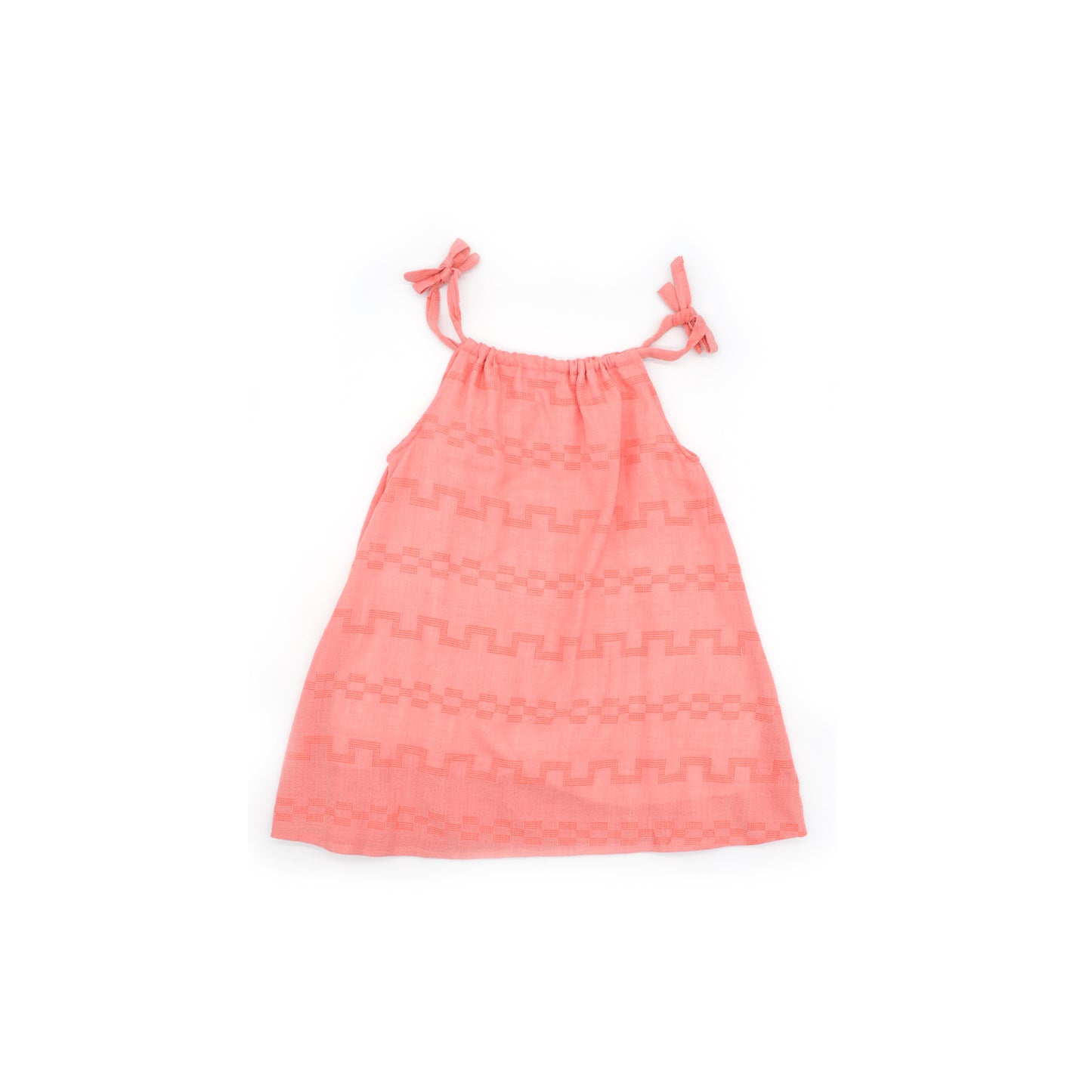 June Girl Dress in Hibiscus