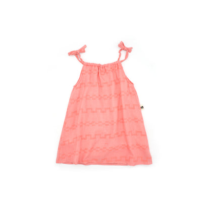 June Girl Dress in Hibiscus