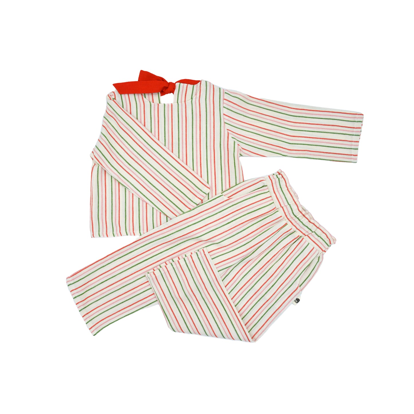 Simone Girl Set in Candy Cane