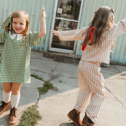 Simone Girl Set in Candy Cane