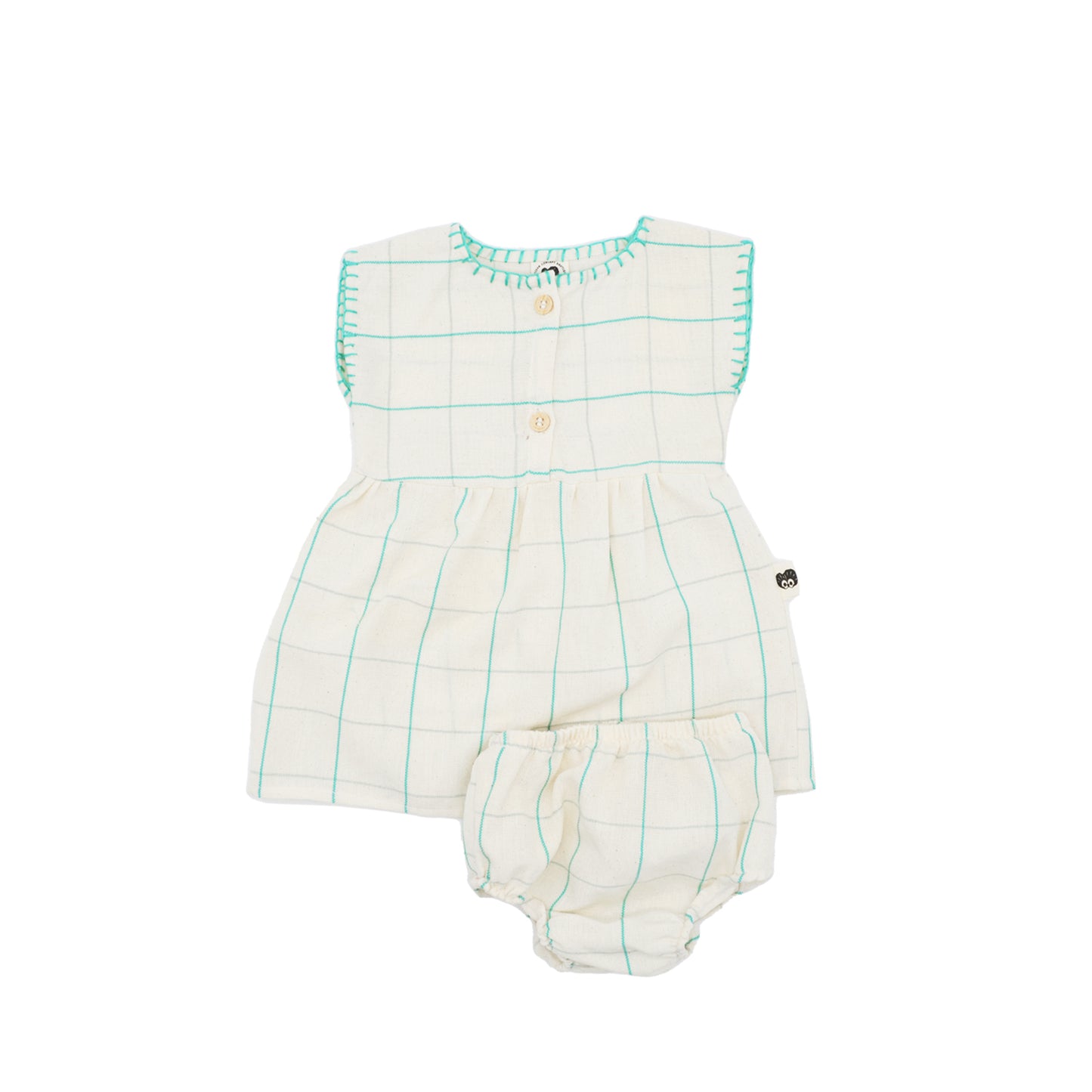 Addie Baby Set in Sand Jade