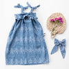 blue girl summer dress maisonette
