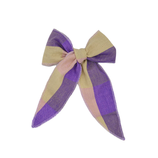 Folklore Las Ninas Large Bow in Orchid Bloom