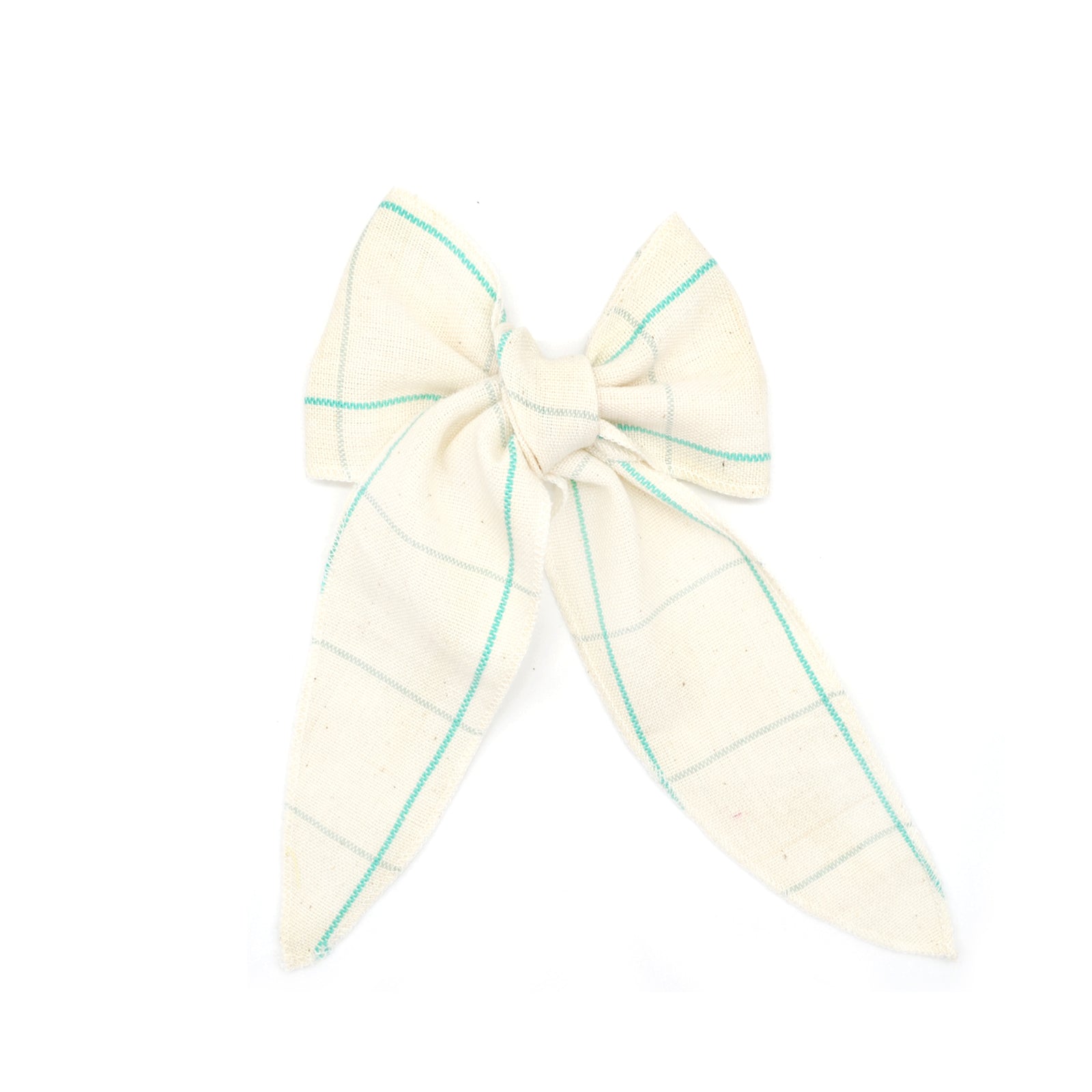 Folklore Large Bow in Sand Jade
