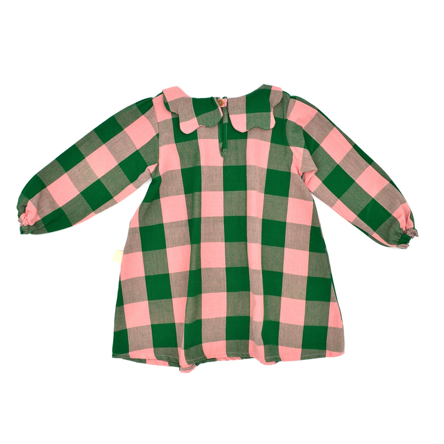 Mabel Girl Dress in Rosie Check