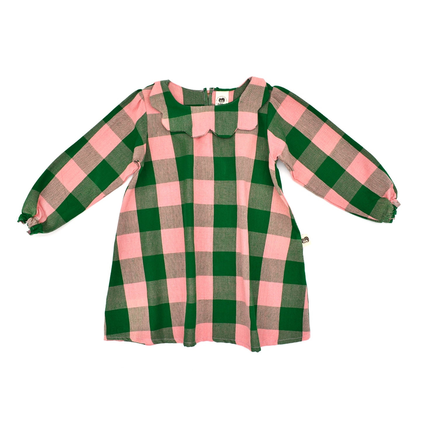 Mabel Girl Dress in Rosie Check