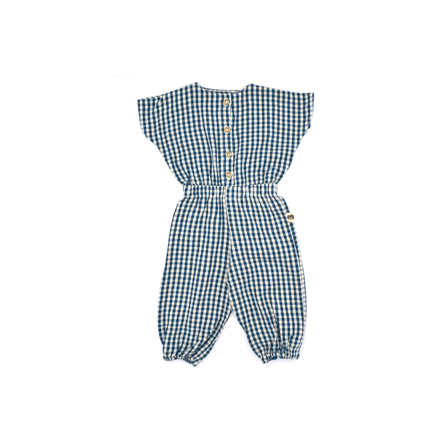 Nicolle Girl Jumper in Cobalt Check