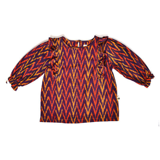 Cleo Women Blouse in Azul Ambar