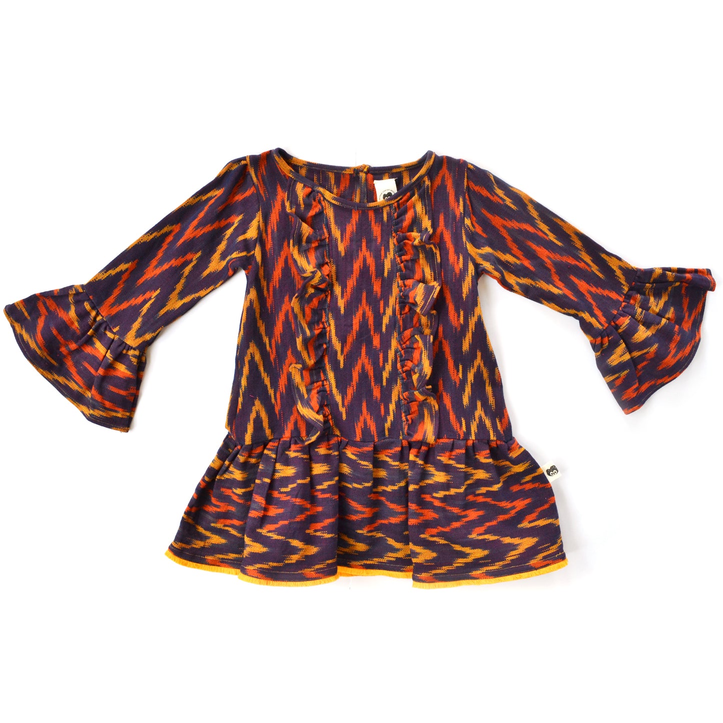 Flor De Otoño Dress in Azul Ambar