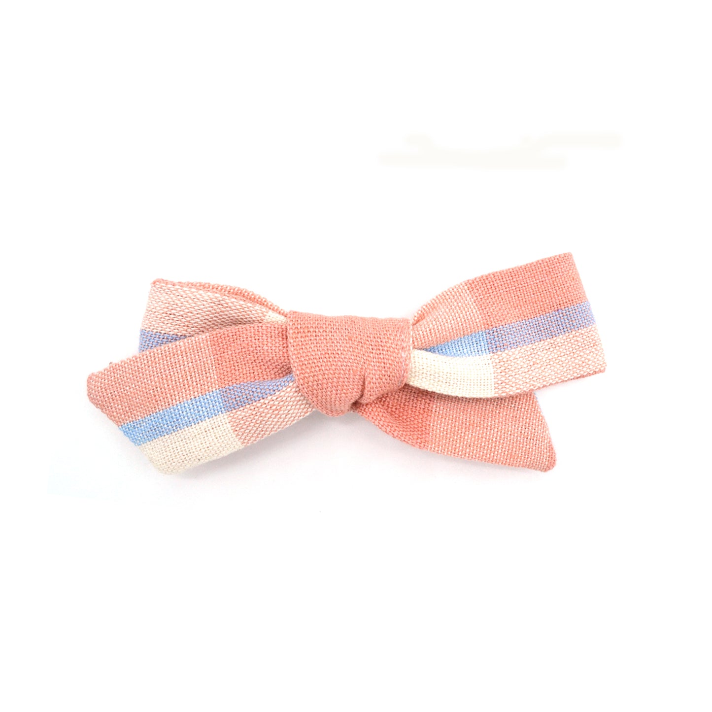 Folklore Medium Bow Plaid Pink