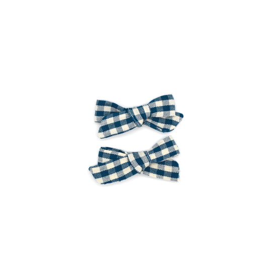 Folklore Small Bow Set in Heirloom Blue